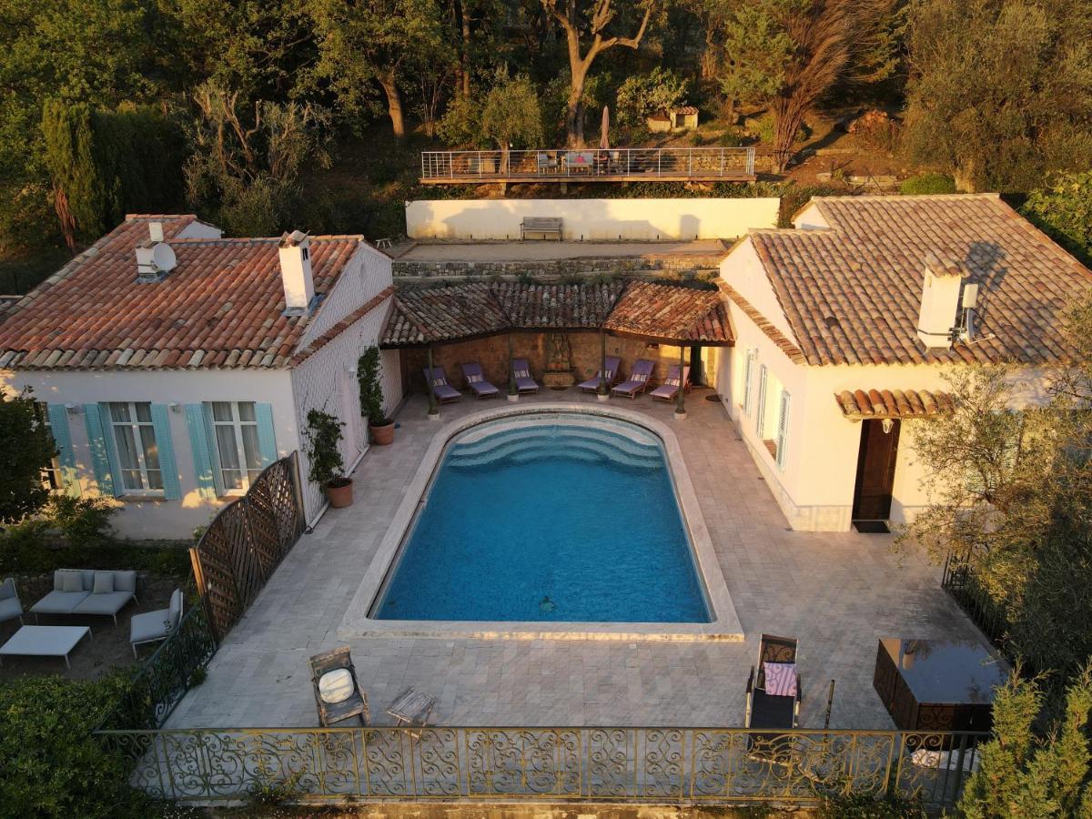 Apartment Cezanne With Heated Pool And Private Garden Chateauneuf-Grasse Exterior foto